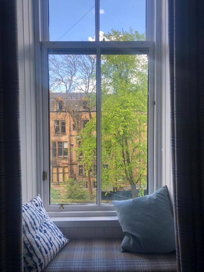 Beautiful Double Room In Idyllic West End Townhouse Glasgow Kültér fotó
