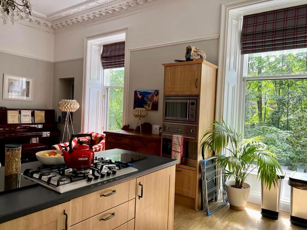 Beautiful Double Room In Idyllic West End Townhouse Glasgow Kültér fotó